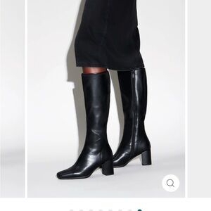 AEROSOLES Black Heeled Boots